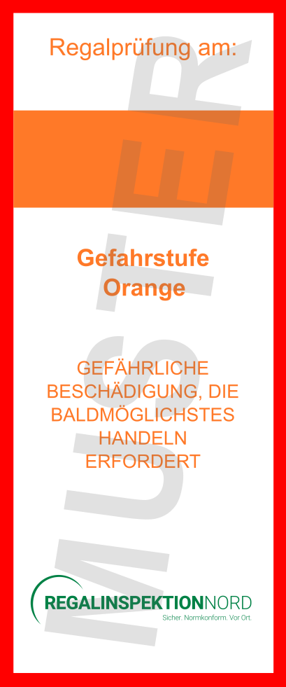 Gefahrenstufe Orange